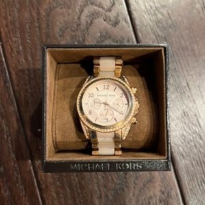 Rose gold watch